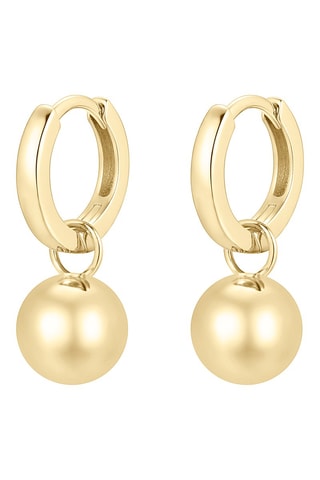 Pendientes - Plata chapada en oro amarillo