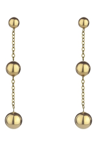 Pendientes Alison - Chapado en oro amarillo