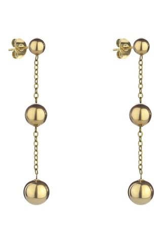 Pendientes Alison - Chapado en oro amarillo