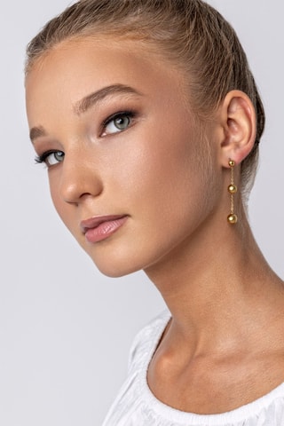 Pendientes Alison - Chapado en oro amarillo