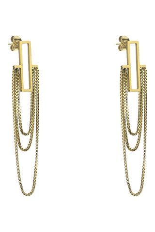 Pendientes Ryan - Chapado en oro amarillo