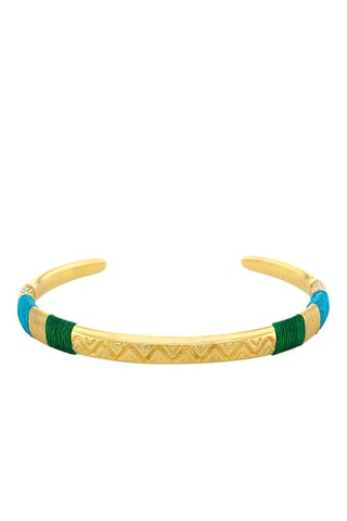 Pulsera bañada en oro fino amarillo