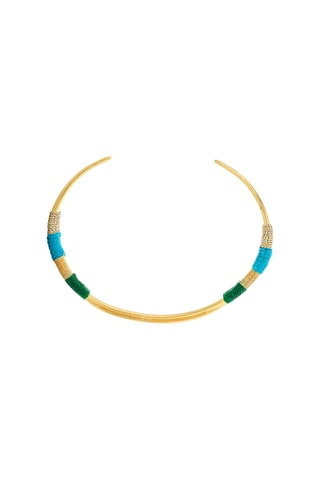 Pulsera bañada en oro fino amarillo