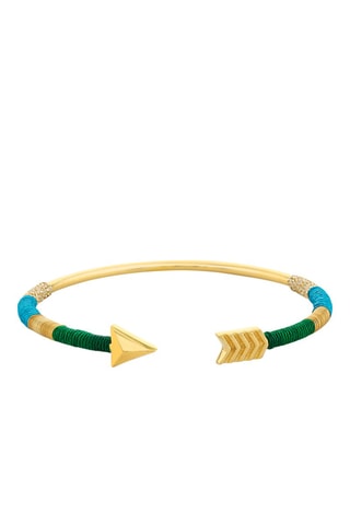 Pulsera bañada en oro fino amarillo