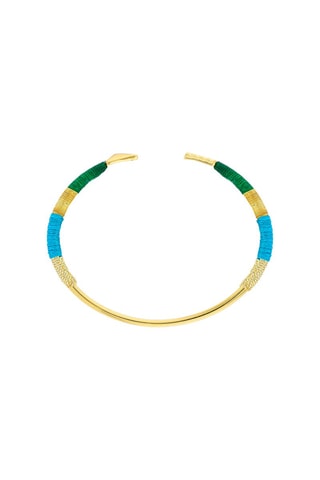 Pulsera bañada en oro fino amarillo