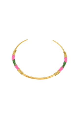 Pulsera bañada en oro fino amarillo