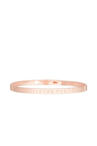 Pulsera La meilleure des tatas - Rosa dorado
