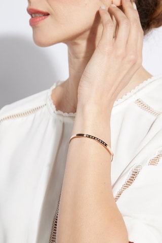 Pulsera Une maman en or - Rosa dorado