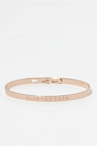 Pulsera Bientôt tata - Rosa dorado