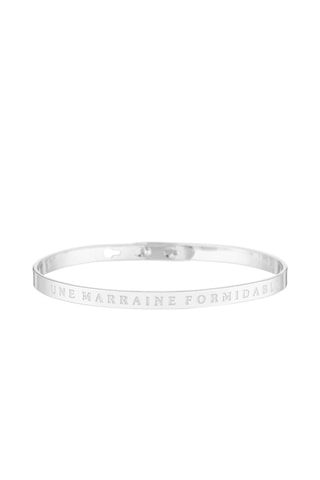 Pulsera Une marraine formidable - Plateado