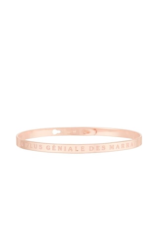 Pulsera La plus géniale des marraines - Rosa dorado