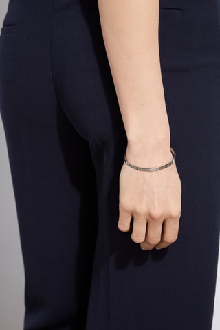 Pulsera Je suis une maman qui déchire - Plateado