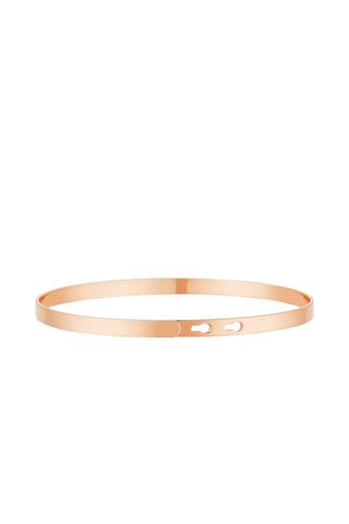 Pulsera Merci maman  -  Rosa dorado