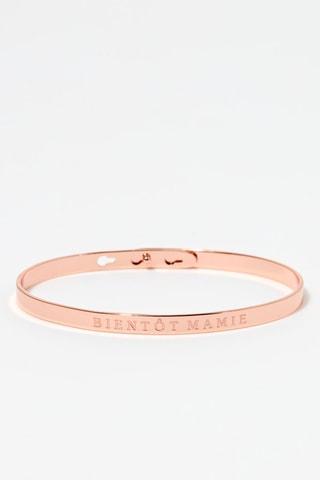 Pulsera Bientôt Mamie - Rosa dorado