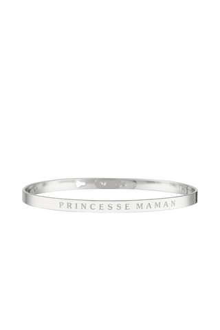 Pulsera Princesse maman - Plateado