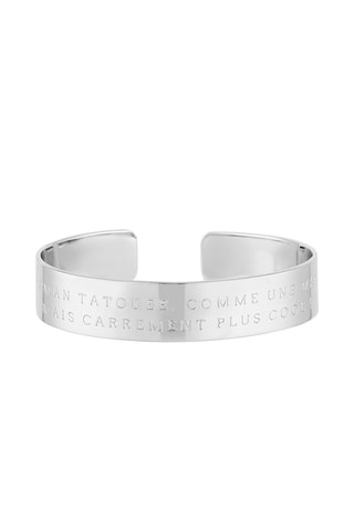 Pulsera Je suis une maman tatouée - Plateado