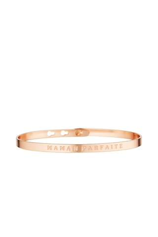 Pulsera Maman parfaite - Rosa dorado
