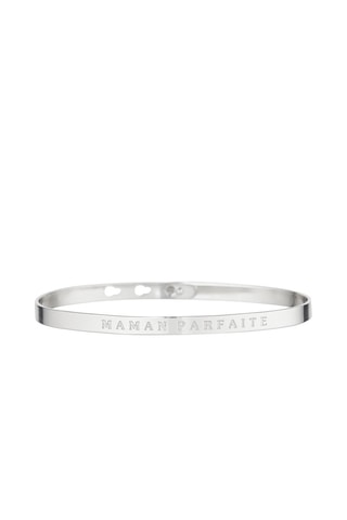 Pulsera Maman parfaite -  Plateado