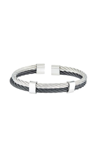 Pulsera Eden - Negro y plateado