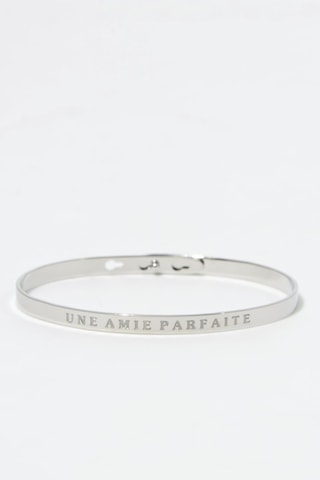 Pulsera Une amie parfaite - Plateado