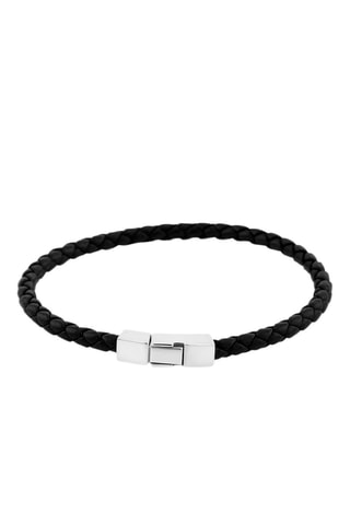 Pulsera - Piel y plata