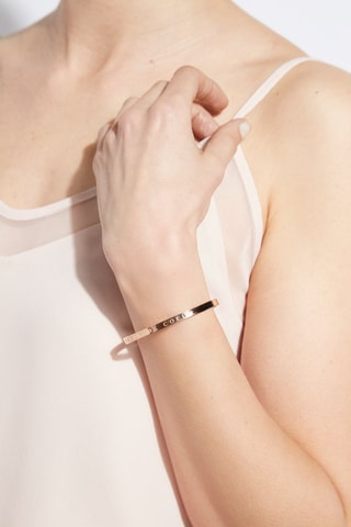 Pulsera Sœur de cœur - Rosa dorado