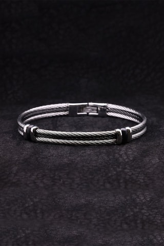 Pulsera Zerko - Caqui y plateado