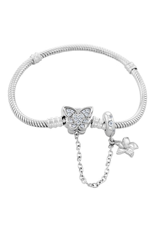 Pulsera para charms - Plata - 18,5 cm