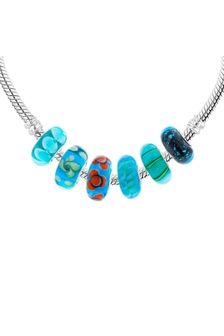 6 beads - Cristal de Murano