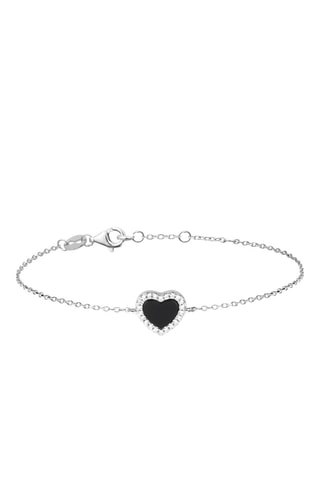 Pulsera - Plata y ónice