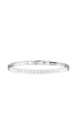 Pulsera Ma tata adorable - Plateado