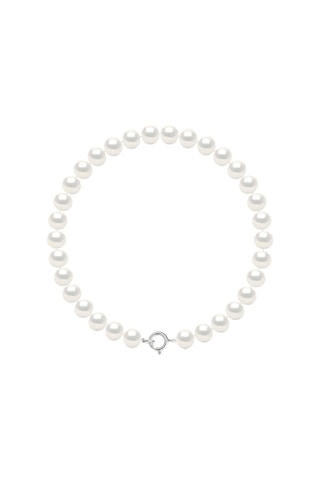 Pulsera - Oro blanco y perlas cultivadas de agua dulce