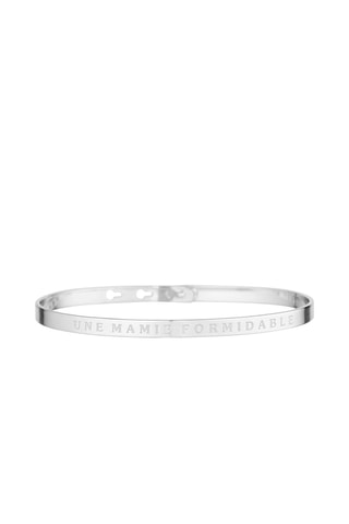 Pulsera Une Mamie formidable -  Plateado