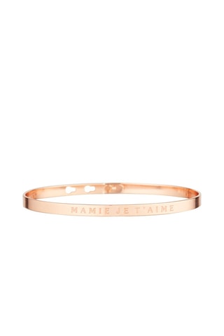Pulsera Mamie je t'aime - Rosa dorado