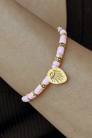 Pulsera bañada en oro fino amarillo - Ópalos