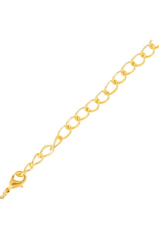 Pulsera bañada en oro fino amarillo - Lapislázulis