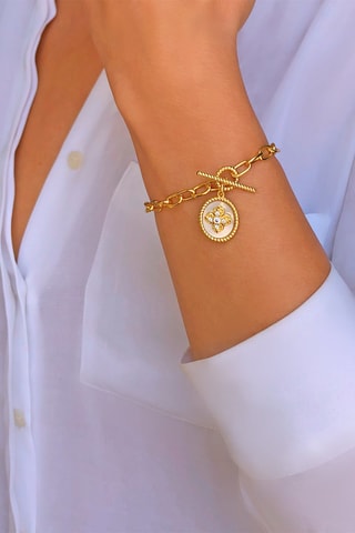 Pulsera - Chapado en oro amarillo