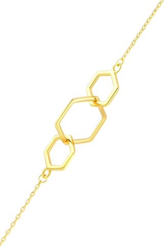 Pulsera bañada en oro fino amarillo