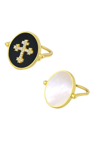 Anillo Chapado en oro amarillo