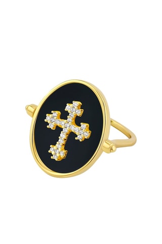 Anillo Chapado en oro amarillo