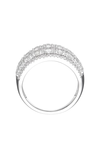 Anillo Hanane - Oro blanco y diamantes