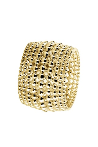 Anillo Plata bañada en oro fino