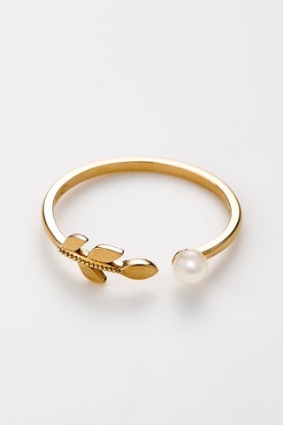 Anillo Oli - 
Oro amarillo y perla cultivada