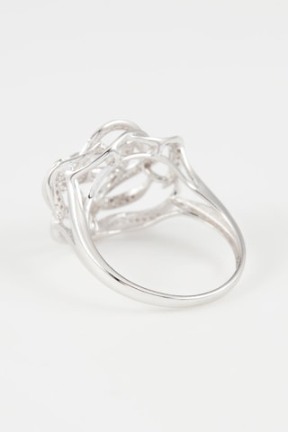 Anillo Trisha - Oro blanco y diamantes