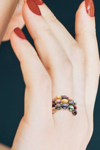 Anillo - Perlas cultivadas de agua dulce