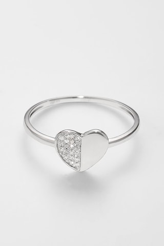 Anillo Alvina - Oro blanco y diamantes