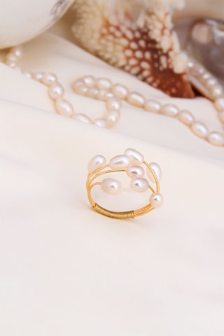 Anillo - Perlas cultivadas