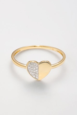 Anillo Alvina - Oro amarillo y diamantes