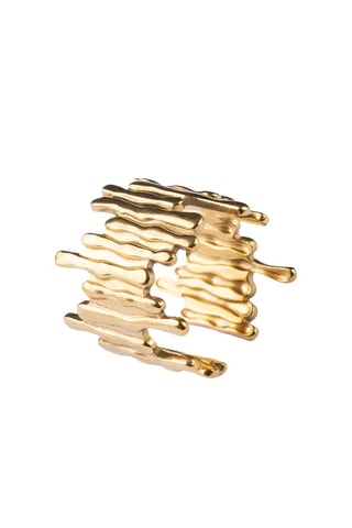 Anillo - Chapado en oro amarillo