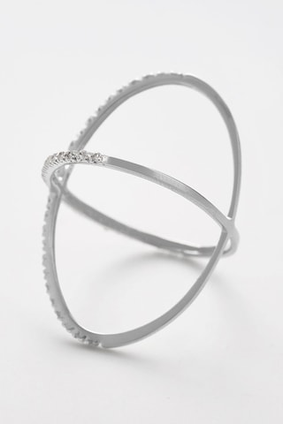 Anillo La Magnifique - Oro blanco y diamantes